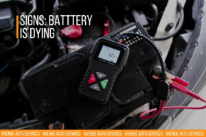 signs battery is dying